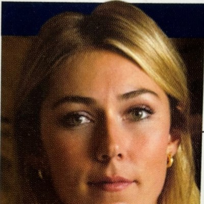 Mikaela Shiffrin posing for the camera