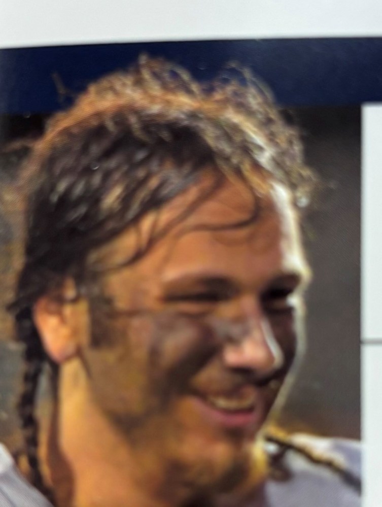 a man looking at the camera